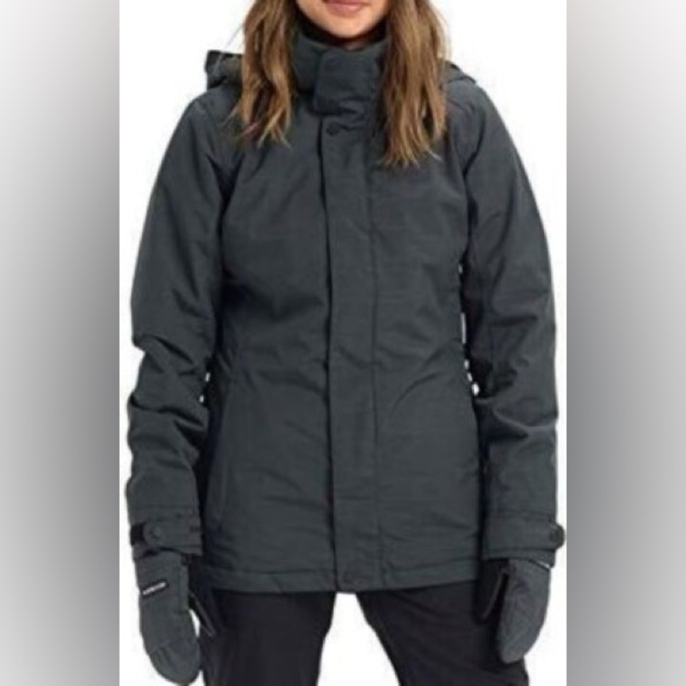 Burton Jet Set Jacket in True Heather Black NWT
